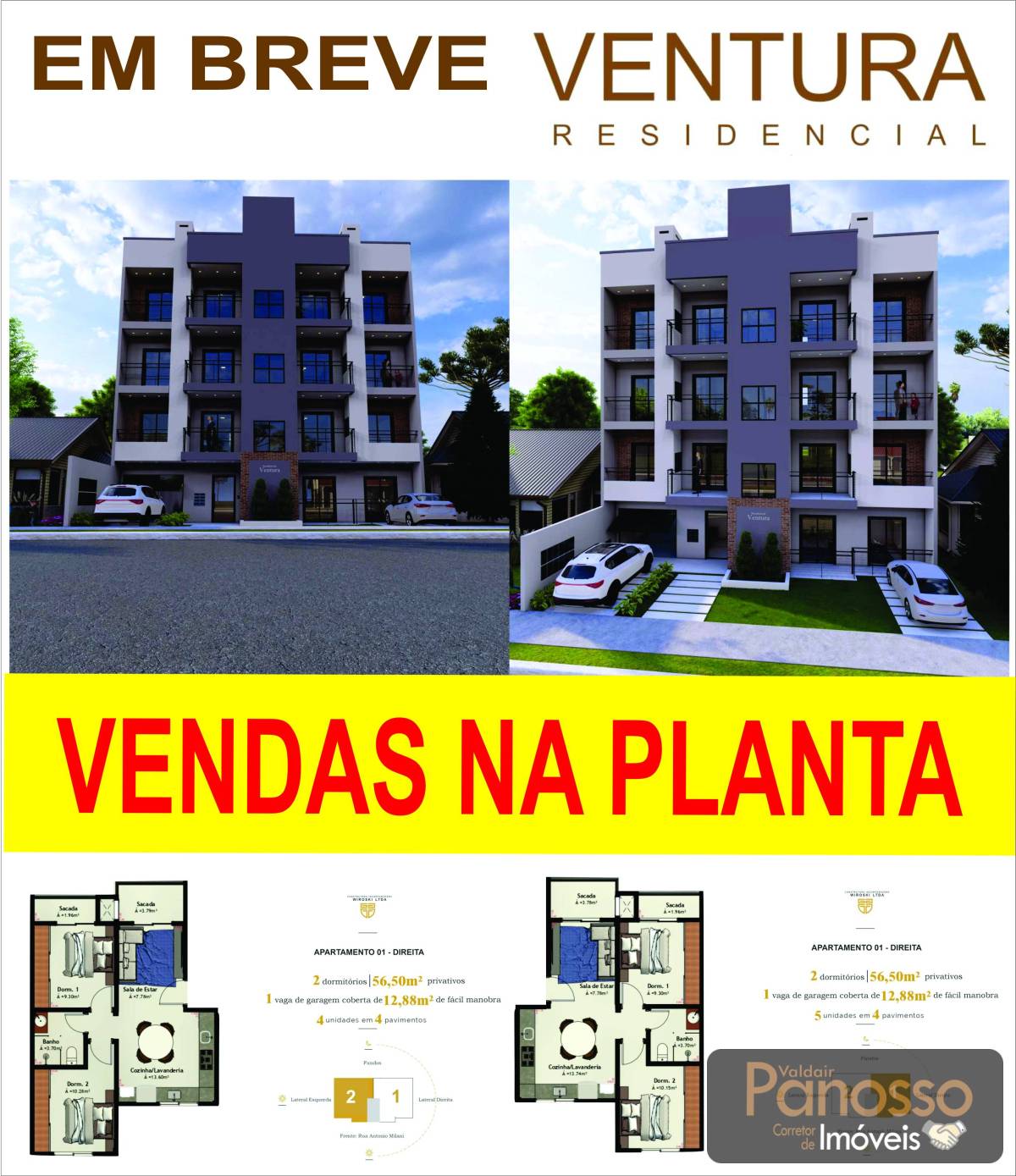 APARTAMENTO NA PLANTA - Panosso Imóveis - Negócios Imobiliários