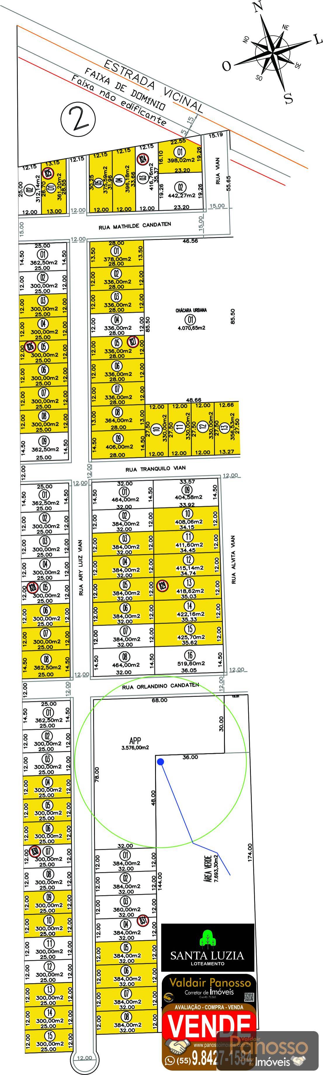 Terrenos no Loteamento santa Luzia - Panosso Imóveis - Negócios Imobiliários